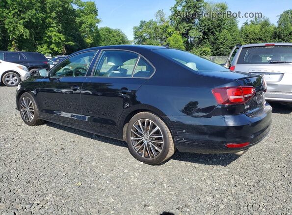 3VWD17AJ6GM259532 2016 VOLKSWAGEN JETTA Black Trasero derecho