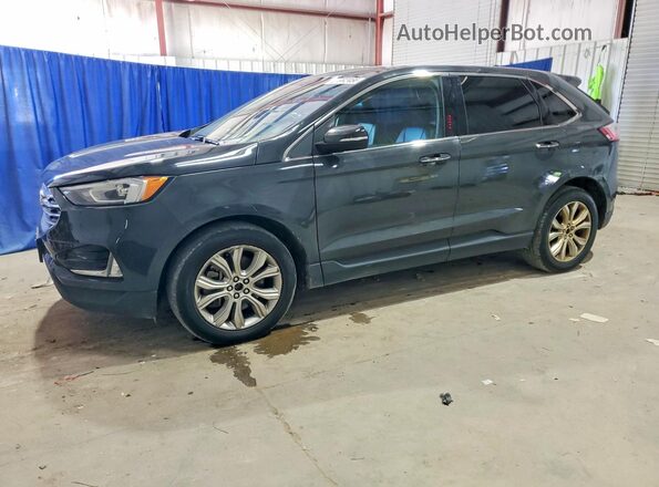 2FMPK4K93MBA26930 2021 FORD EDGE Gray Задня ліва чверть