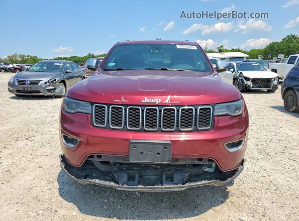 1C4RJFBG6HC639981 2017 JEEP GRAND Burgundy უკანა ხედი