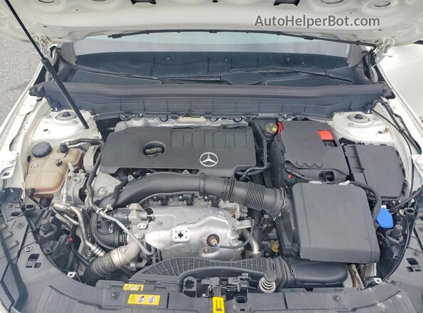 W1N4M4HB9PW277488 2025 MERCEDES-BENZ GLB-CLASS White VIN კოდის სტიკერის ხედი