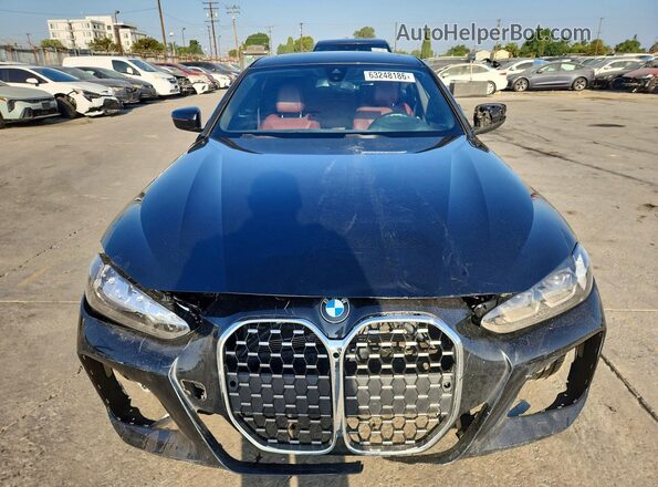 WBA63AV07NFM62332 2022 BMW 4 SERIES Black Вид ззаду