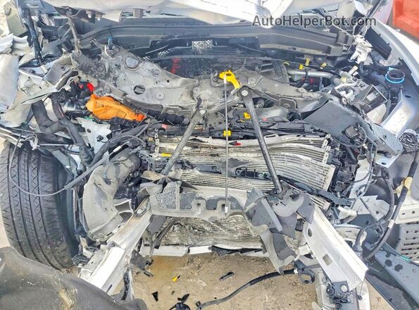 ZASPAKBN0N7D46121 2022 ALFA ROMEO STELVIO Silver Engine compartment view