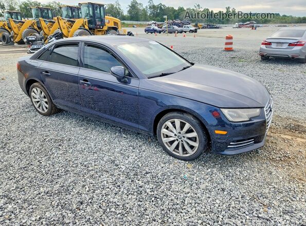 WAUGNAF43HN021825 2017 AUDI A4 Blue Դիմացի տեսք
