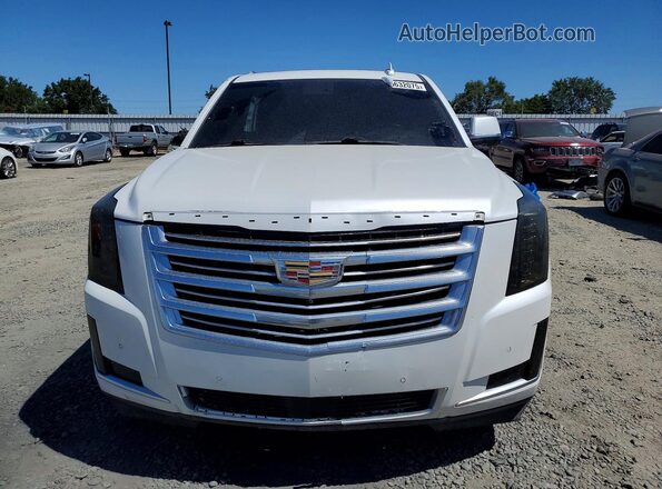 1GYS4DKJ6JR233785 2018 CADILLAC ESCALADE White Հետևի տեսք