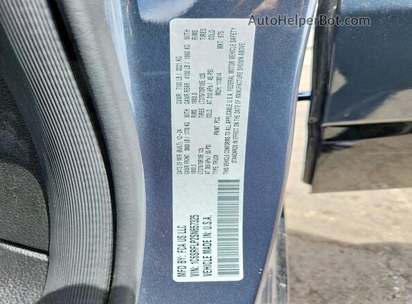 1C6SRFLP2SN657325 2025 RAM 1500 Charcoal Widok naklejki z numerem VIN
