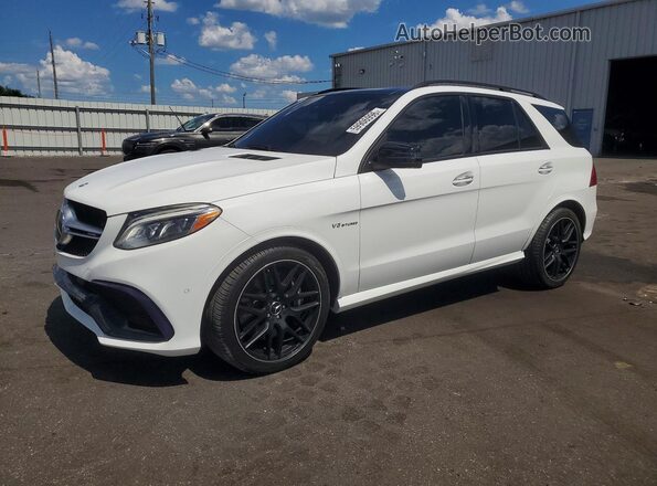 4JGDA7EB4GA684326 2016 MERCEDES-BENZ GLE-CLASS Белый Задняя левая четверть