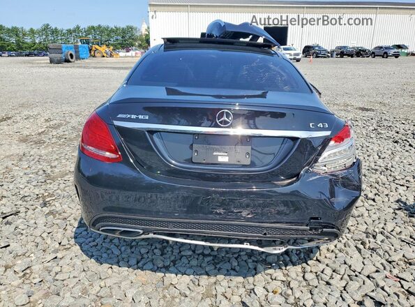 55SWF6EB8JU260301 2018 MERCEDES-BENZ C Black Front interior view