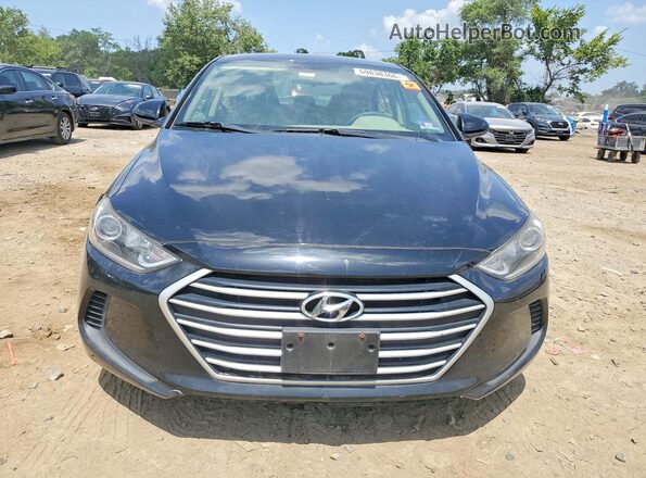 5NPD84LF3HH005807 2017 HYUNDAI ELANTRA Black უკანა ხედი