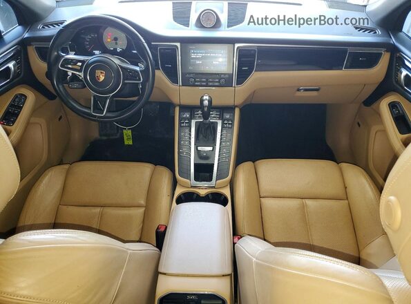 WP1AB2A57HLB13179 2017 PORSCHE MACAN White Vista del cuadro de instrumentos