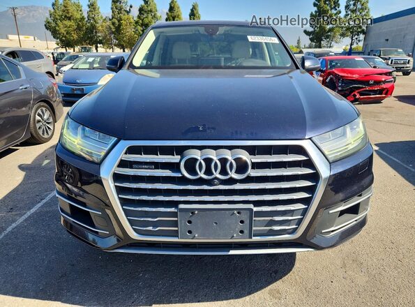 WA1LAAF77HD033158 2017 AUDI Q7 Blue Հետևի տեսք