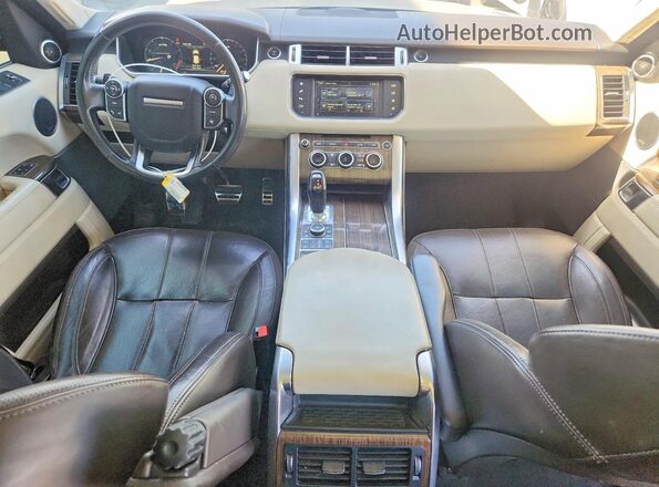 SALWR2EF1GA123201 2016 LAND ROVER RANGE Black Vista del cuadro de instrumentos