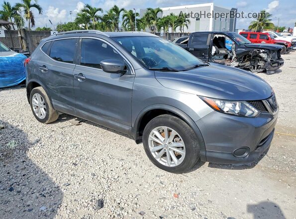 JN1BJ1CP2JW182161 2018 NISSAN ROGUE Gray Դիմացի տեսք