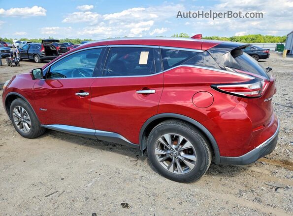 5N1CZ2MG9GN150817 2016 NISSAN MURANO Red Rear right