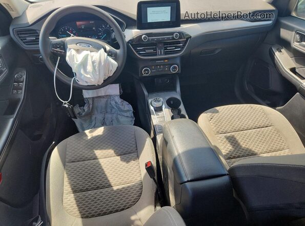 1FMCU9G60NUA60887 2022 FORD ESCAPE White Widok zestawu wskaźników