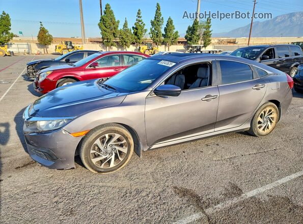 2HGFC2F70HH536618 2017 HONDA CIVIC Gray Rear left