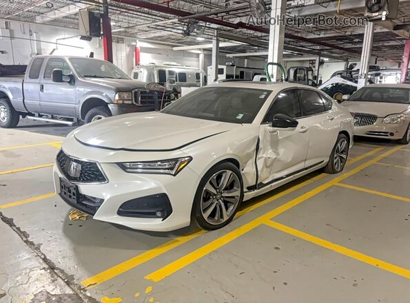 19UUB6F62MA001579 2021 ACURA TLX White Հետևի աջ