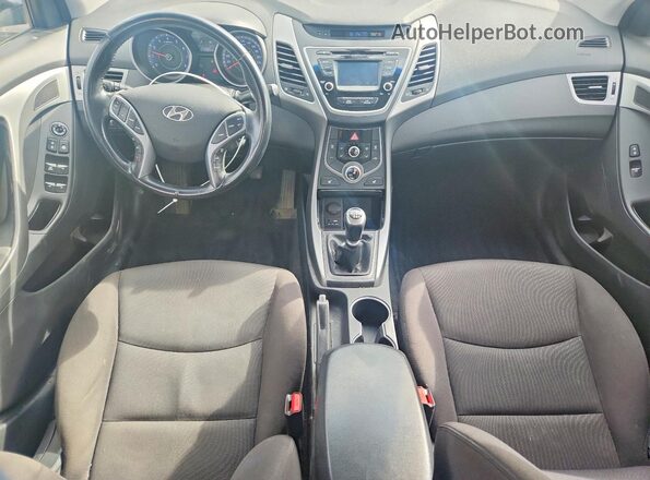 KMHDH4AH6GU592346 2016 HYUNDAI ELANTRA Черный Вид щитка приборов