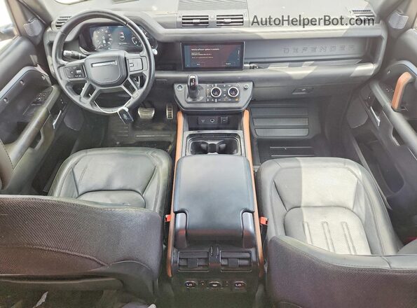 SALEX6RU2M2054333 2021 LAND ROVER DEFENDER Gray Widok zestawu wskaźników