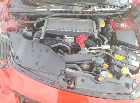 JF1VBAF67N9007439 2022 SUBARU WRX Красный Вид подкапотного пространства