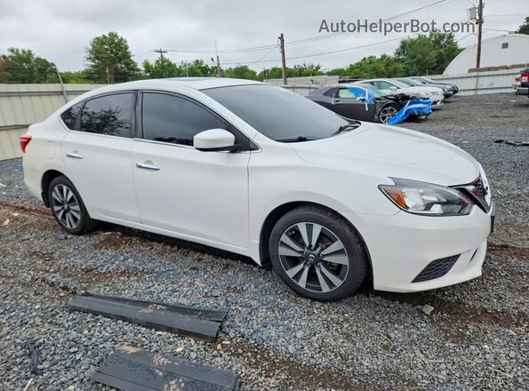 3N1AB7AP2KY317096 2019 NISSAN SENTRA White Front view
