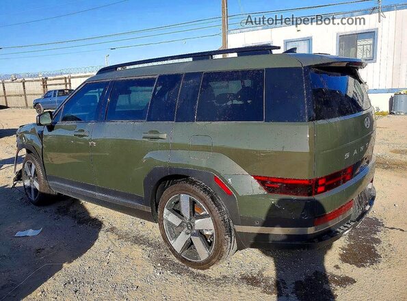 5NMP34G18SH020379 2025 HYUNDAI SANTA Green Rear right