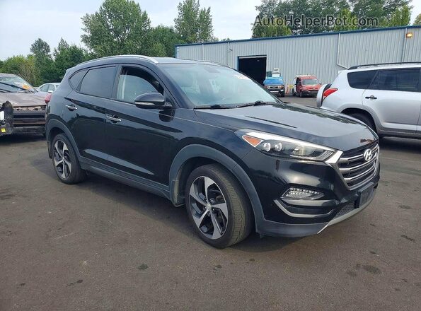 KM8J33A29GU080748 2016 HYUNDAI TUCSON Black Vista frontal