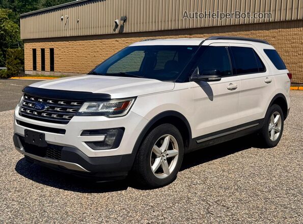 1FM5K8D84GGA87249 2016 FORD EXPLORER Белый Задняя левая четверть