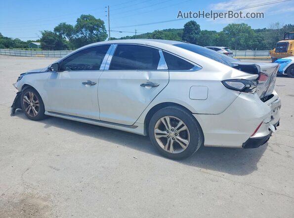 5NPE34AF2JH641145 2018 HYUNDAI SONATA Silver Trasero derecho