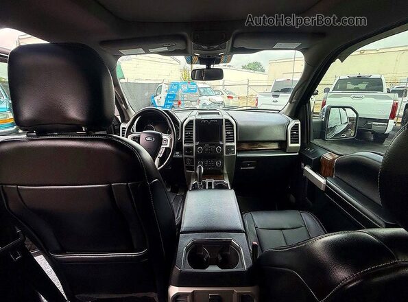 1FTEW1C46KFB58299 2019 FORD F150 Черный Вид задних сидений