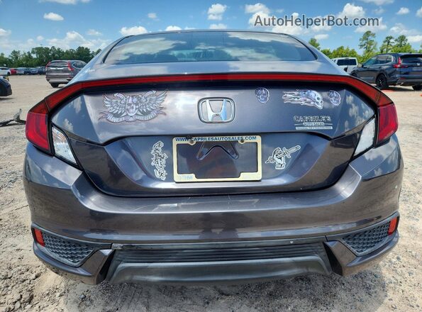 2HGFC4B0XJH305719 2018 HONDA CIVIC Серый Вид салона спереди
