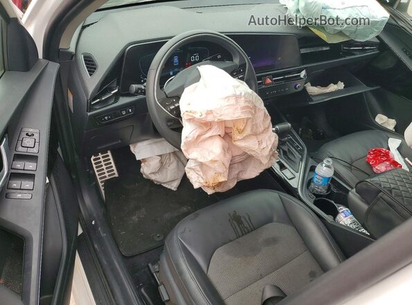 KNDCR3LE1P5044324 2023 KIA NIRO Белый Вид щитка приборов