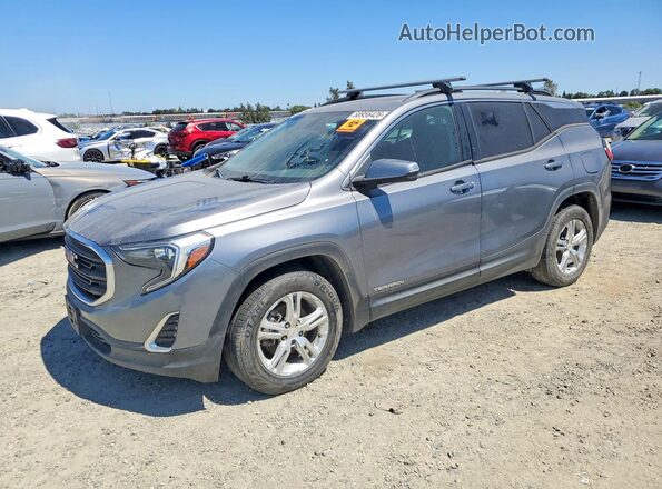 3GKALNEU7JL168313 2018 GMC TERRAIN Gray Задня ліва чверть