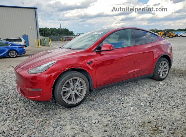 7SAYGDEE0RA233661 2024 TESLA MODEL Y Red Rear left