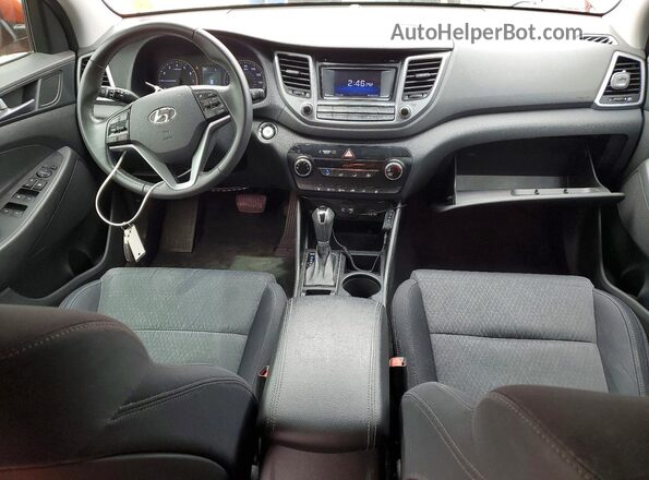 KM8J3CA21GU077326 2016 HYUNDAI TUCSON Оранжевый Вид щитка приборов