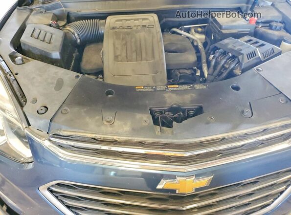 2GNALCEK7H6243130 2017 CHEVROLET EQUINOX Blue Widok komory silnika