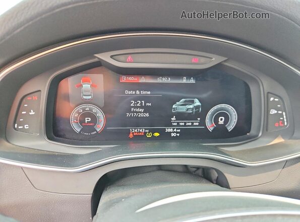 WAUL2AF29KN021955 2019 AUDI A6 Black უკანა სავარძლების ხედი