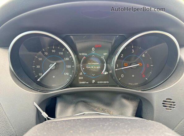 SADCK2BN0HA087453 2017 JAGUAR F-PACE Green Vista del cuadro de instrumentos