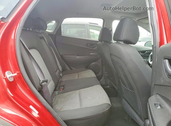 KM8K6CAA2KU325448 2019 HYUNDAI KONA Red ძრავის განყოფილების ხედი