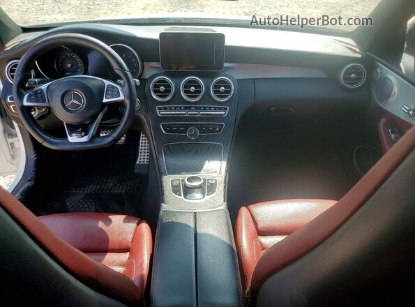 WDDWJ4JB0JF626389 2020 MERCEDES-BENZ C White Vista del cuadro de instrumentos