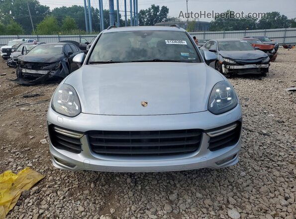 WP1AD2A21GLA72031 2016 PORSCHE CAYENNE Silver უკანა ხედი