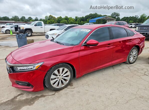 1HGCV1F38LA087037 2020 HONDA ACCORD Red Задня ліва чверть