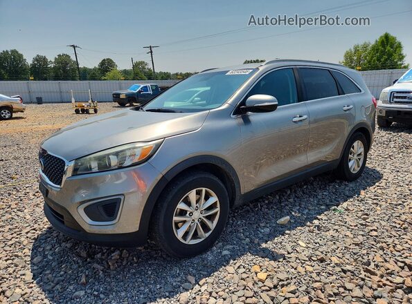 5XYPG4A55HG242073 2017 KIA SORENTO Gray Trasero izquierdo