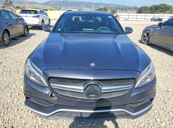55SWF8HB7GU130249 2016 MERCEDES-BENZ C Серый Вид сзади