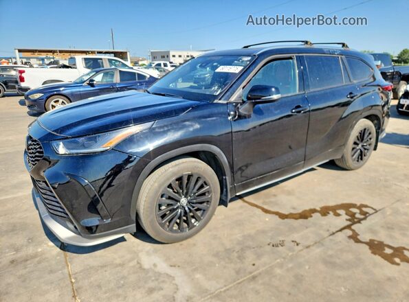 5TDKDRAH6PS513797 2023 TOYOTA HIGHLANDER Черный Задняя левая четверть