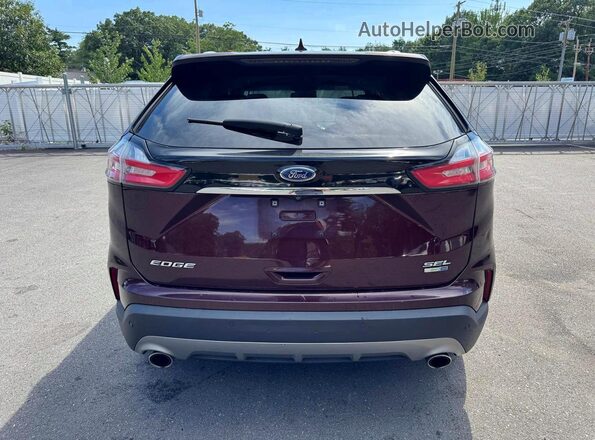 2FMPK4J9XLBA31266 2020 FORD EDGE Красный Вид салона спереди