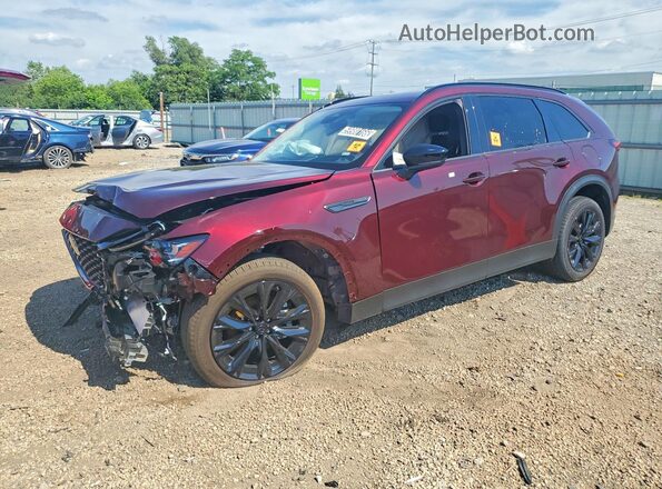 JM3KKCHD8T1387463 2026 MAZDA CX-90 Red უკანა მარცხენა
