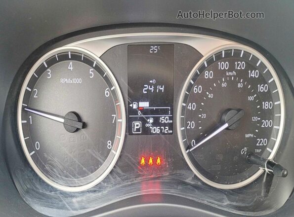 3N1CP5BV8PL519229 2023 NISSAN KICKS White Вид щитка приладів
