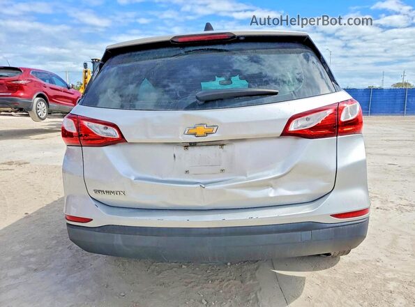 3GNAXHEV2KS624291 2019 CHEVROLET EQUINOX Silver Widok wnętrza z przodu