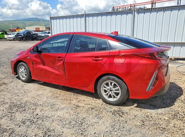 JTDKARFP3J3095796 2018 TOYOTA PRIUS Red Tył prawy