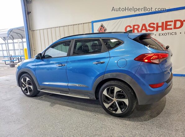KM8J33A2XGU182429 2016 HYUNDAI TUCSON Blue Задня права чверть